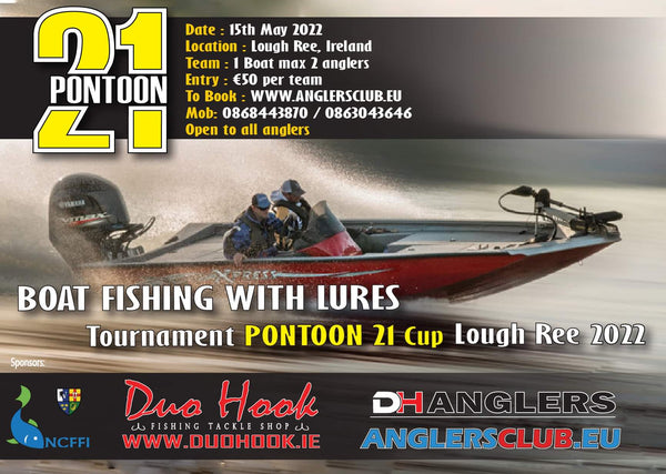 Pontoon 21 boat fishing with lures tournament