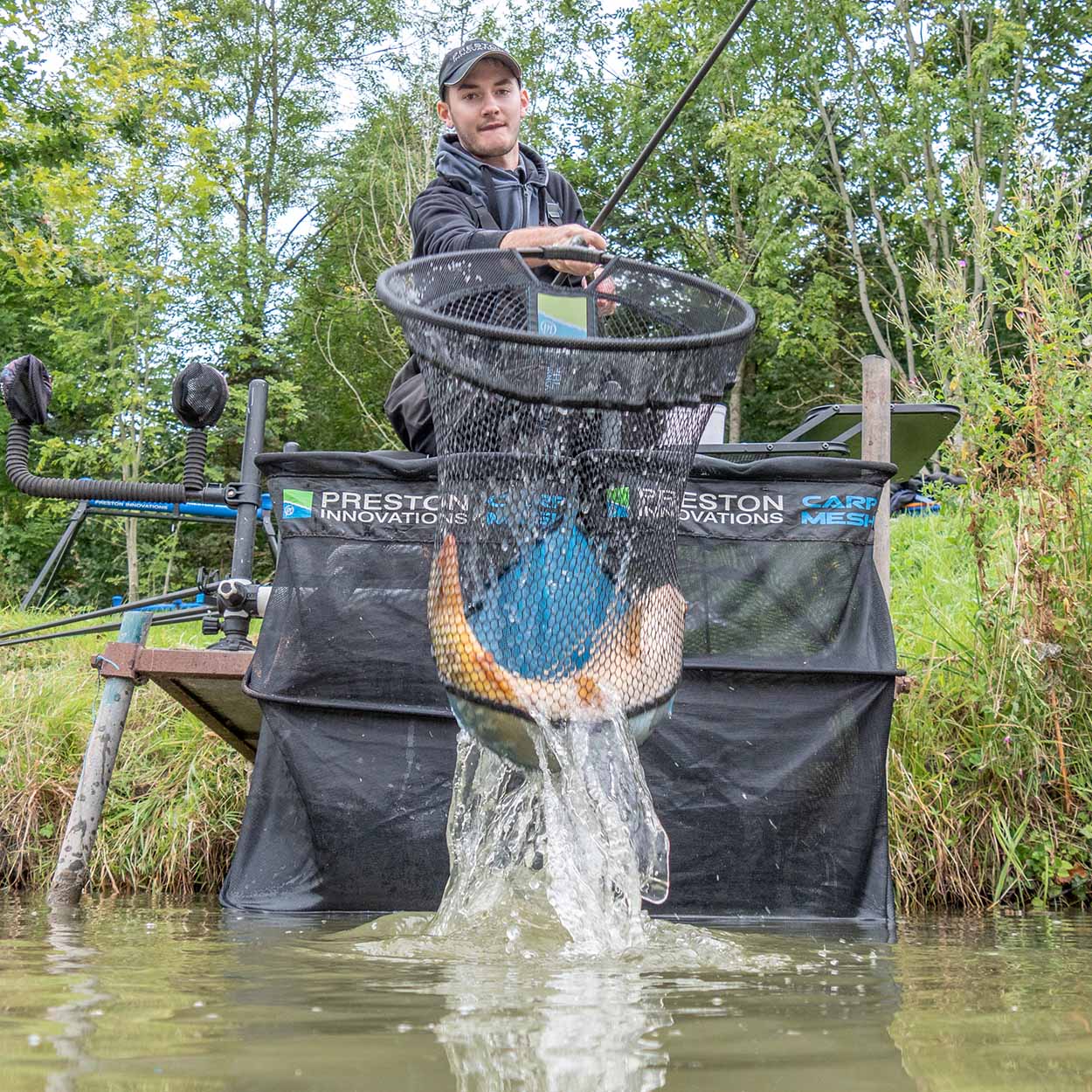Coarse Fishing Equipment Feeder, Float, and Pole Fishing Gear Duo