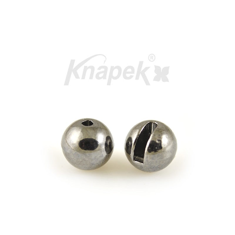 KNAPEK Tungsten Beads 2.5mm Black Nickle 10pcs
