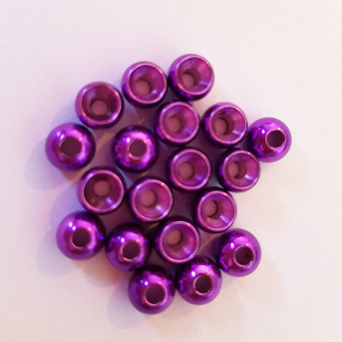 Turrall Brass Beads Metal Purple
