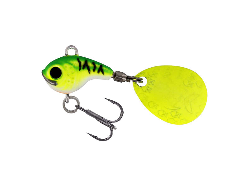 Westin DropBite Tungsten Spin Tail Jig 1.6cm 7g Chartreuse Ice