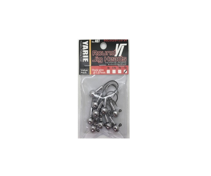 Yarie 407 Round JH VT Thick Jig Head