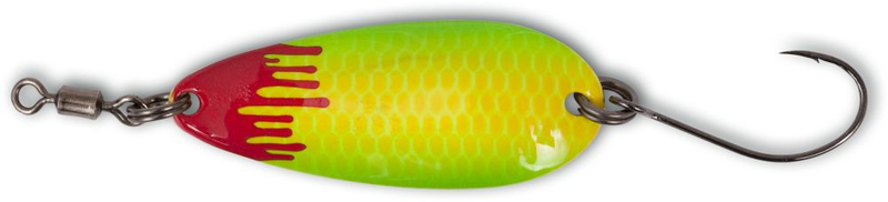 Magic Trout Bloody Shoot Spoon 3g 3.5cm Yellow Green