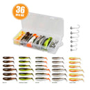 Savage Gear Cannibal Shad Kit Soft Lures 36pcs