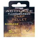 Drennan Acolyte Carp Pellet Hooks to Fluorocarbon