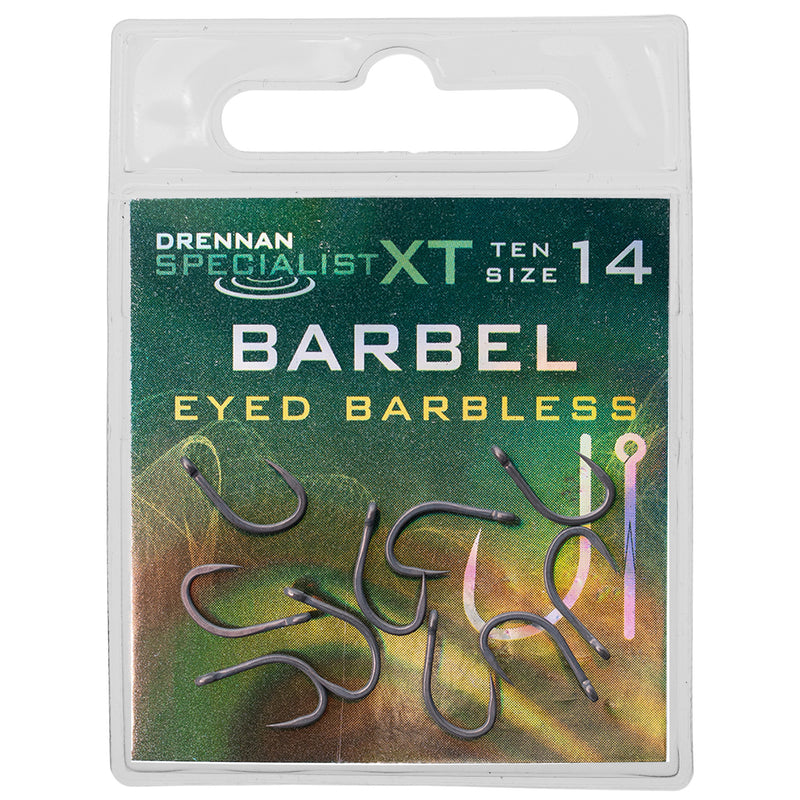 Drennan Specialist XT Barbel Barbless Hooks