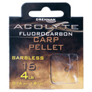 Drennan Acolyte Carp Pellet Hooks to Fluorocarbon