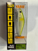 Yarie 677 Access Minnow S 50mm 3.6g D13 Lime Pearl Ayu