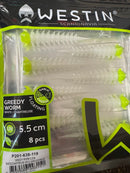 Westin Greedy Worm 5.5cm Garlic Cheese