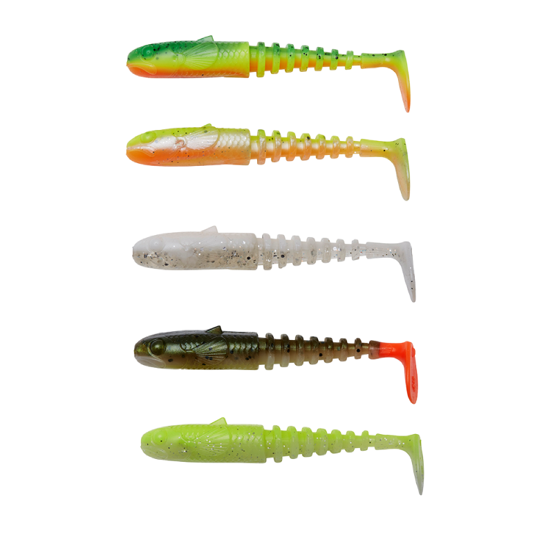 Savage Gear Gobster Shad 9cm 9g Dark Water Mix 5pcs