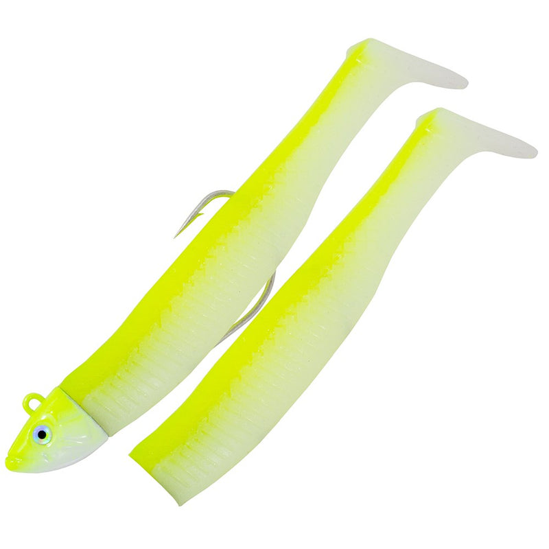 AXIA Weedless Minnow 150mm 46g White Chart