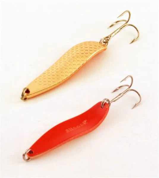Allcock Halcyon Salmon Spoon 18g Gold Red
