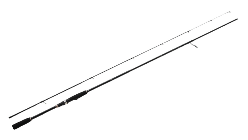 Fishing rod on a white background