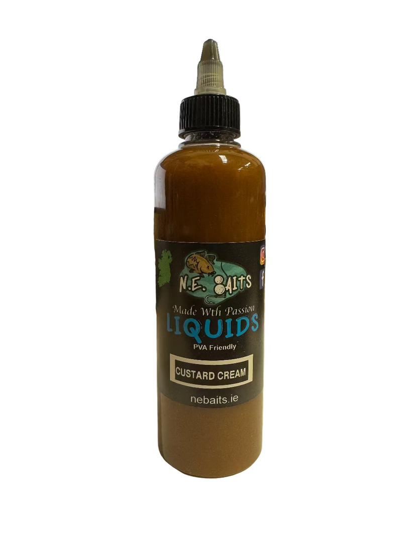 Bottle of Nebaits Liquids Custard Cream 