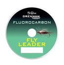 Drennan Fluorocarbon Fly Leader 50m
