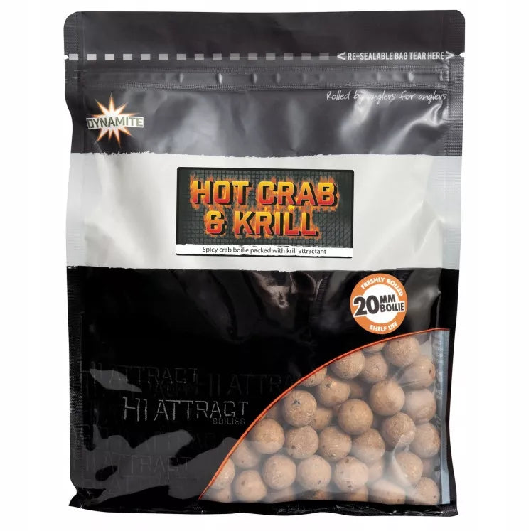 Dynamite Baits Big Fish Hot Crab & Krill Boilies 15mm 1.8kg