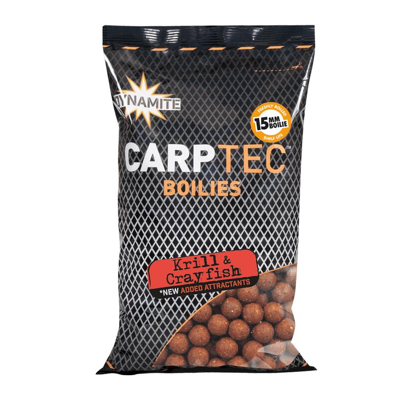 Dynamite Baits CarpTec Boilies 15mm Krill and Crayfish 1kg