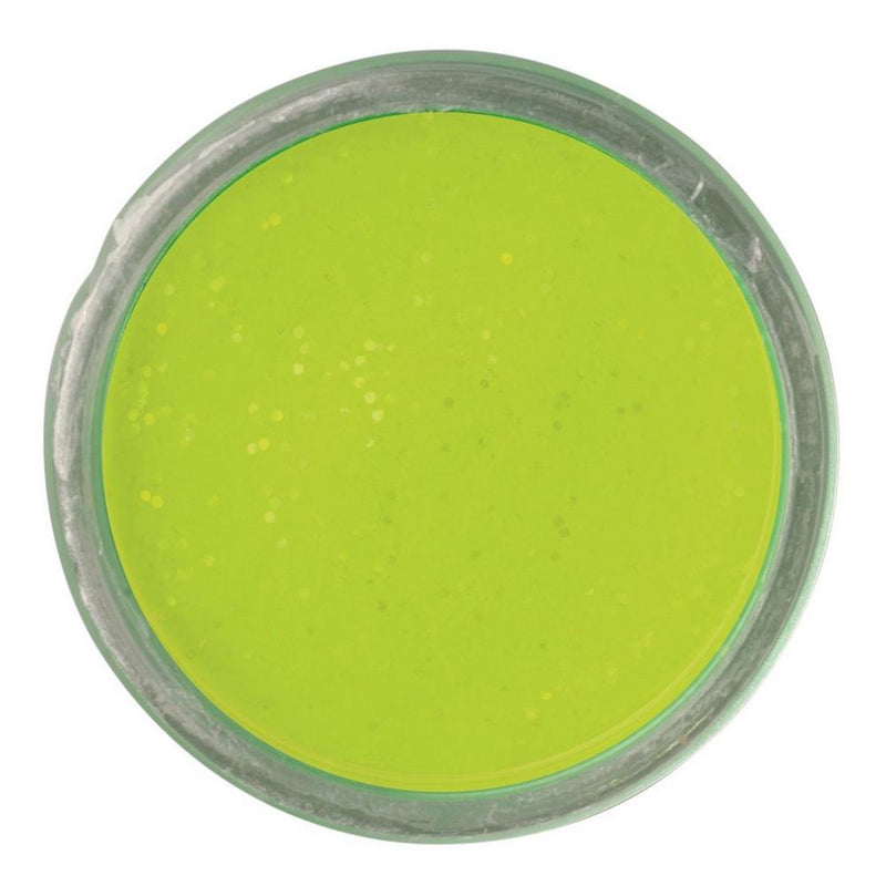 Berkley PowerBait Sinking Glitter Trout Dough Chartreuse Glitter