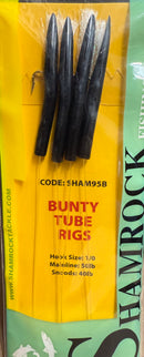 SHAMROCK Mackerel & Pollock Bunty tube rigs SHAM95Black