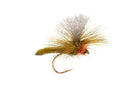 Fulling Mill Jackies Olive Palomino Parachute Orange Flies