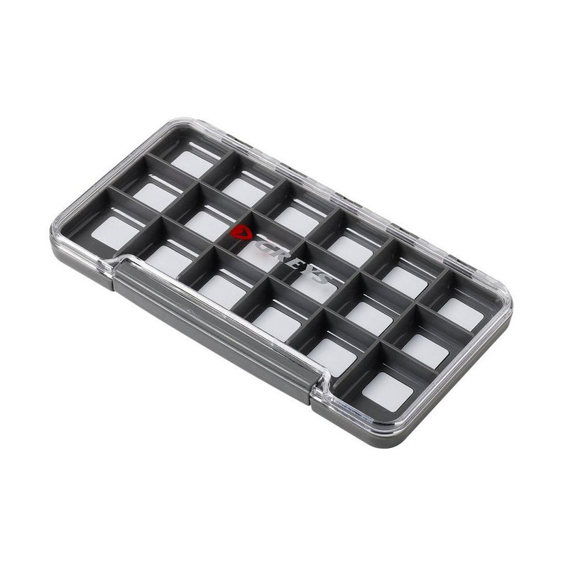 Greys Slim Waterproof Fly Box 18 Compartments