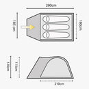 Highlander Juniper 3 Man Dome Tent