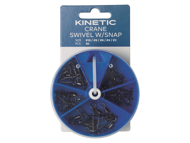 Kinetic Crane Swivel With Snap Assortment