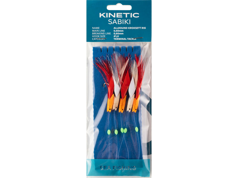 Kinetic Sabiki Allround Mackerel Rig Kroksett