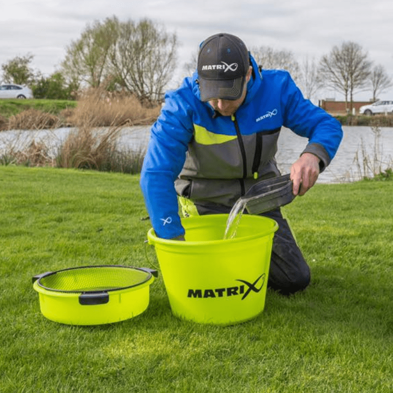 Matrix Bucket Matrix Bucket Set with Riddle & Bowl – 20L Groundbait Kit Ireland