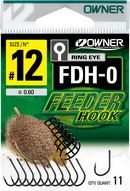 Owner Barbed Eyed Specimen Hook FDH-0 Feeder