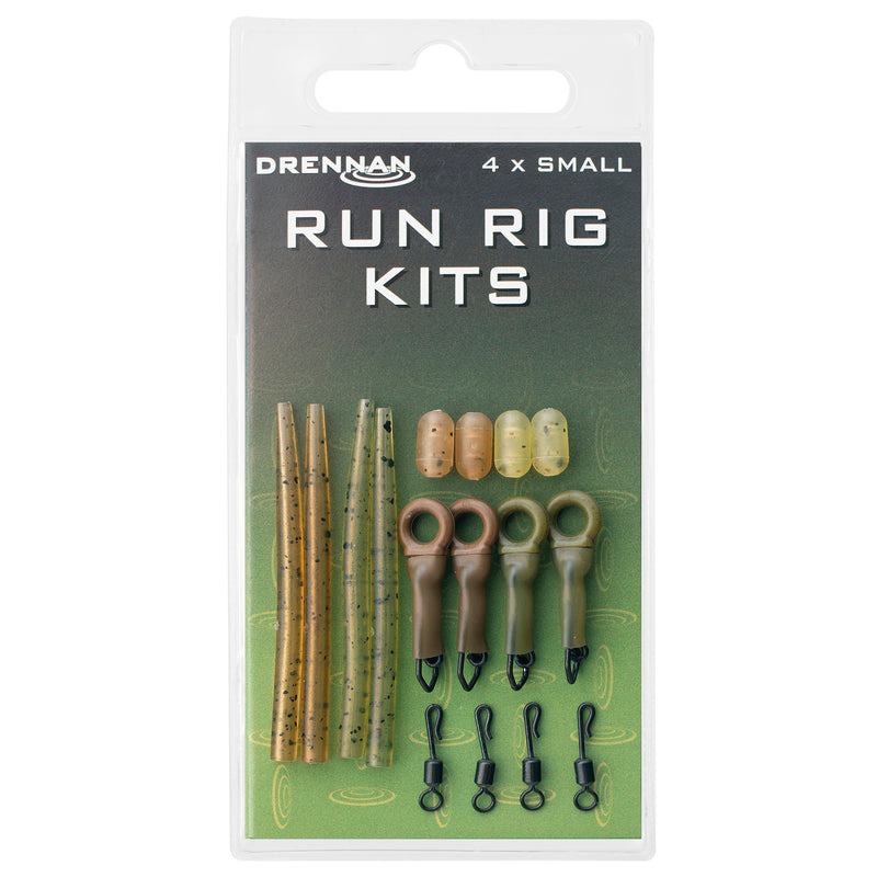 Run Rings Rig All Sizes Ready To Fish Drennan Run Rig Kits For Carp & Coarse Fishing ...