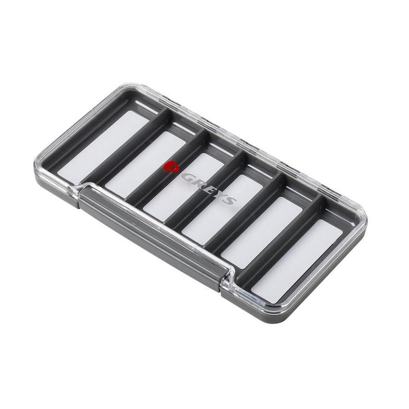 Greys Slim Waterproof 6 Compartments Fly Box