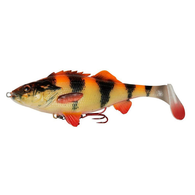 Savage Gear 4D Perch Shad 12.5cm 23g Slow Sink Albino