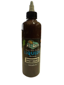 Bottle of N.E. Baits Spicy Squid liquid 