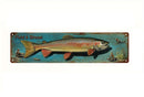 Trout Field and Stream Metal Sign