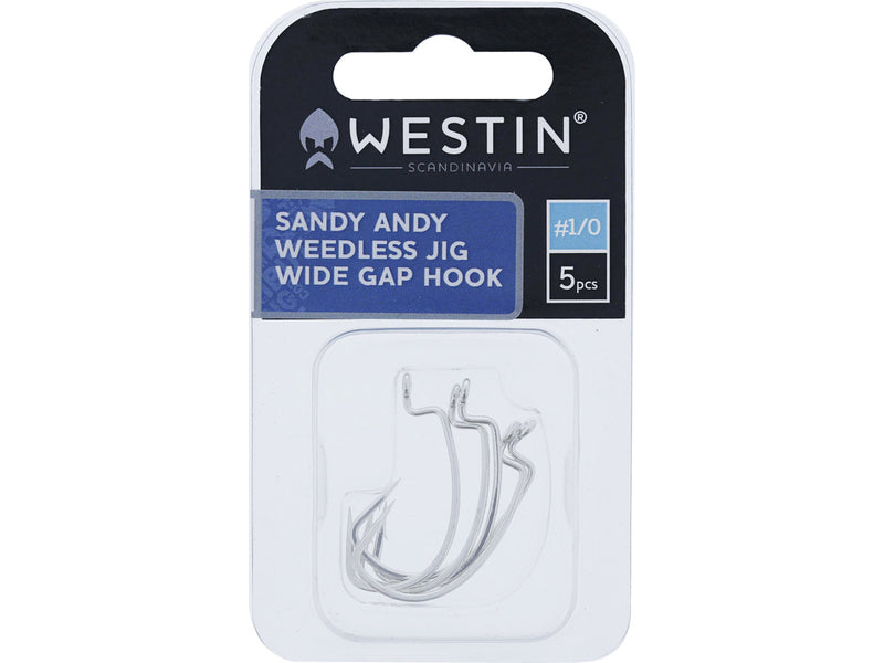 Westin Sandy Andy Weedless Jig Wide Gap Hook