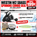 Westin W2 SBass Spinning Combo Deal