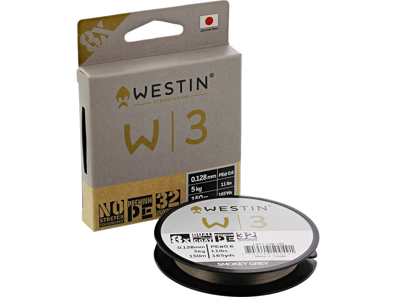 Westin W3 Braided Line x8 Smokey Grey