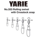 Yarie 553 Rolling Swivel With CrossLock Snap