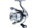 A silver Kinetic Stardust Spinning Reel with a graphite composite body and diecast aluminium spool.