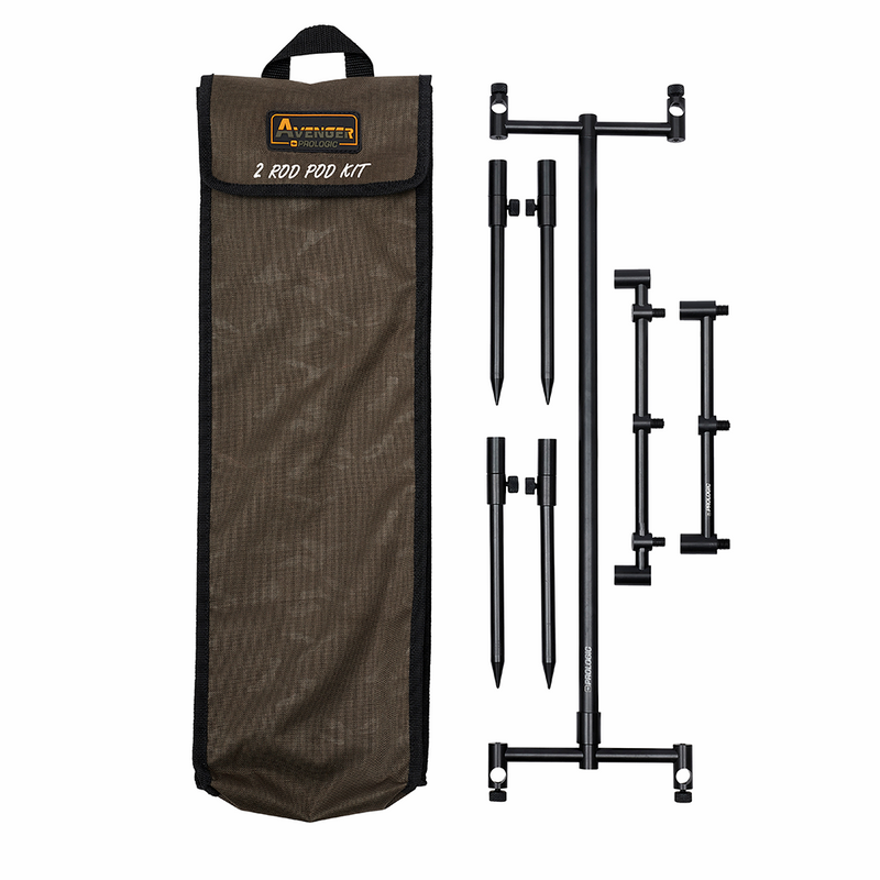 Support Kit Avenger Pod Kit & Carrycase - Versatile, Adjustable Fishing Rod Support ...
