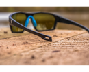 Preston Absolute Wrap Amber Brown Sunglasses