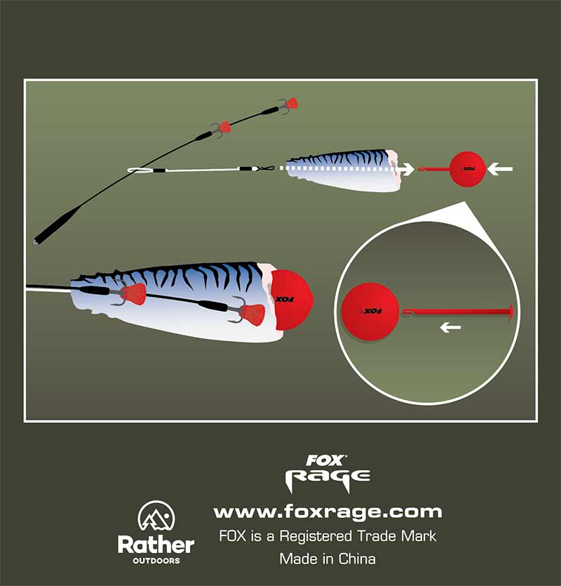 Fox Rage Predator Bait Poppers Red