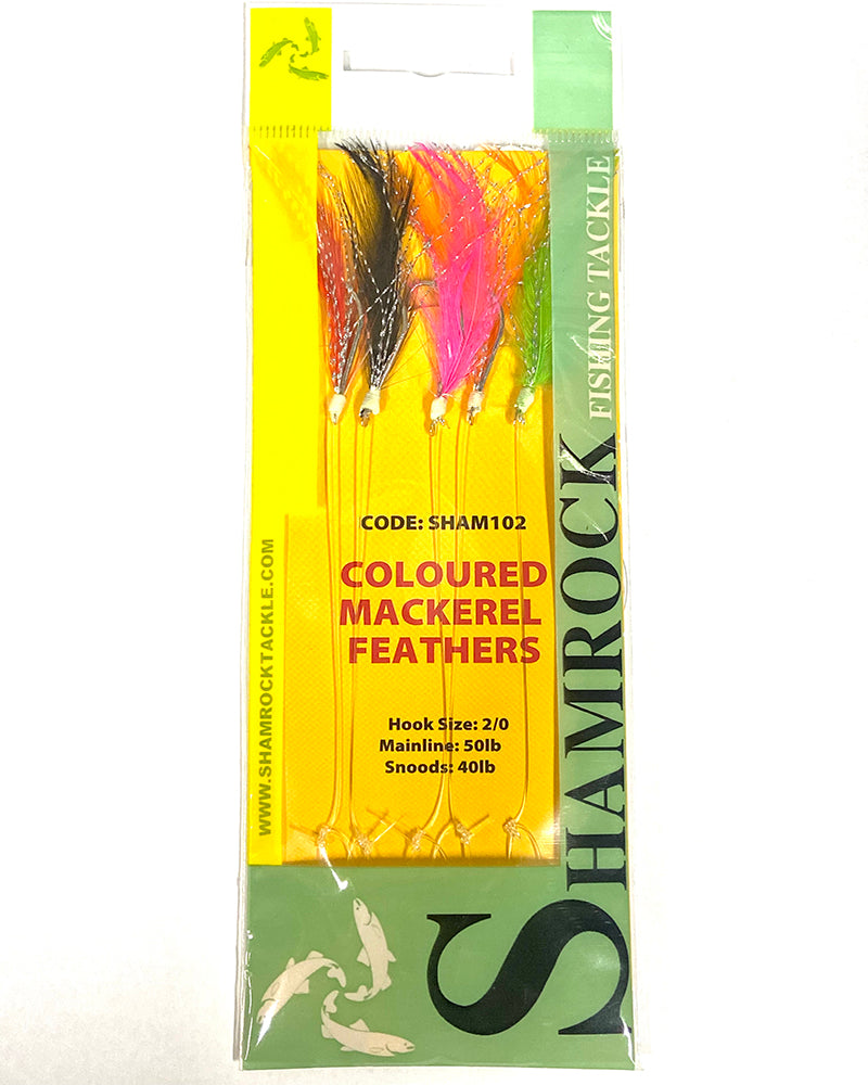 SHAMROCK Colored Mackerel Feathers SHAM102
