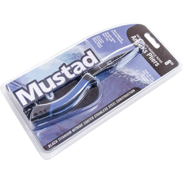 Mustad 8inch Soft Grip Plier with Rubber Holster