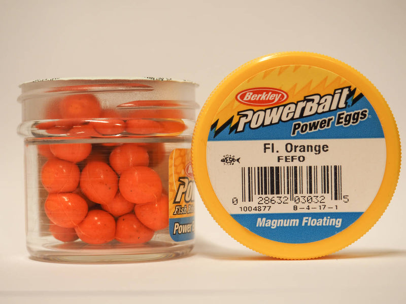 Berkley PowerBait Power Eggs Floating Magnum Fluorescent Orange