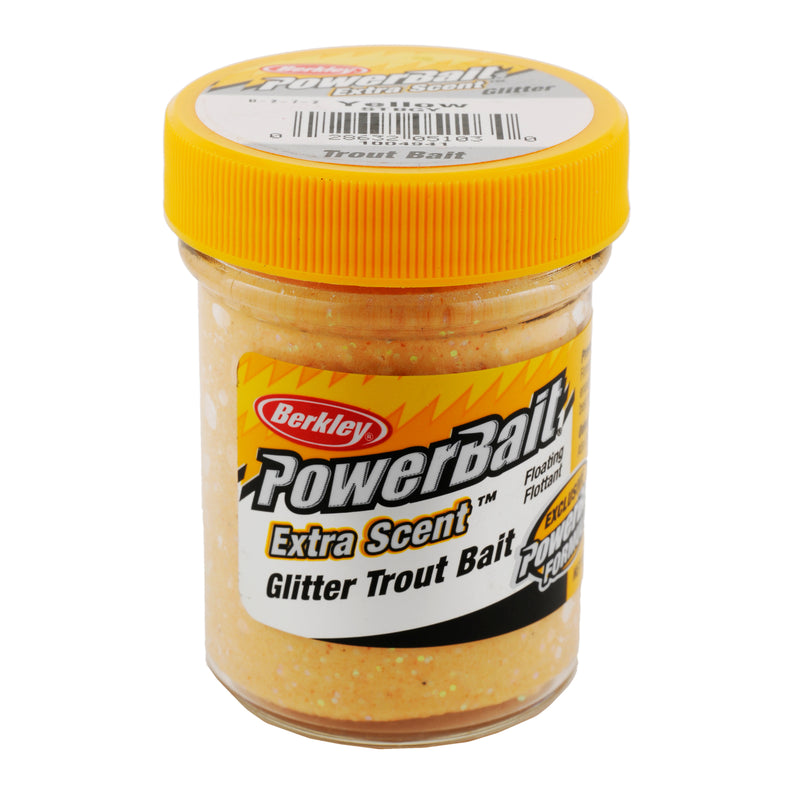 Berkley PowerBait Glitter Trout Bait 1.75oz Yellow