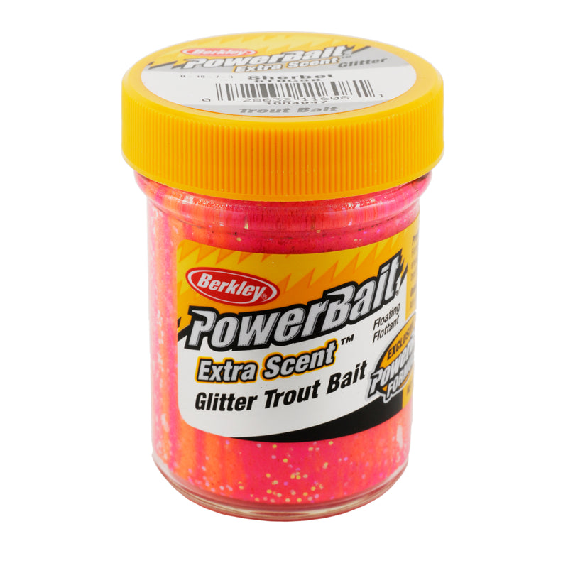 Berkley PowerBait Glitter Trout Bait 1.75oz Sherbet