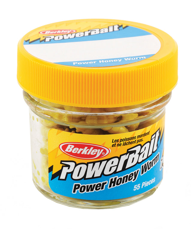 Berkley PowerBait Power Honey Worm Yellow