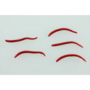 Berkley Gulp Angle Worm 2" Red Wigger